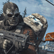 A soldier hods a gun on a cloudy day in Call of Duty: Warzone.